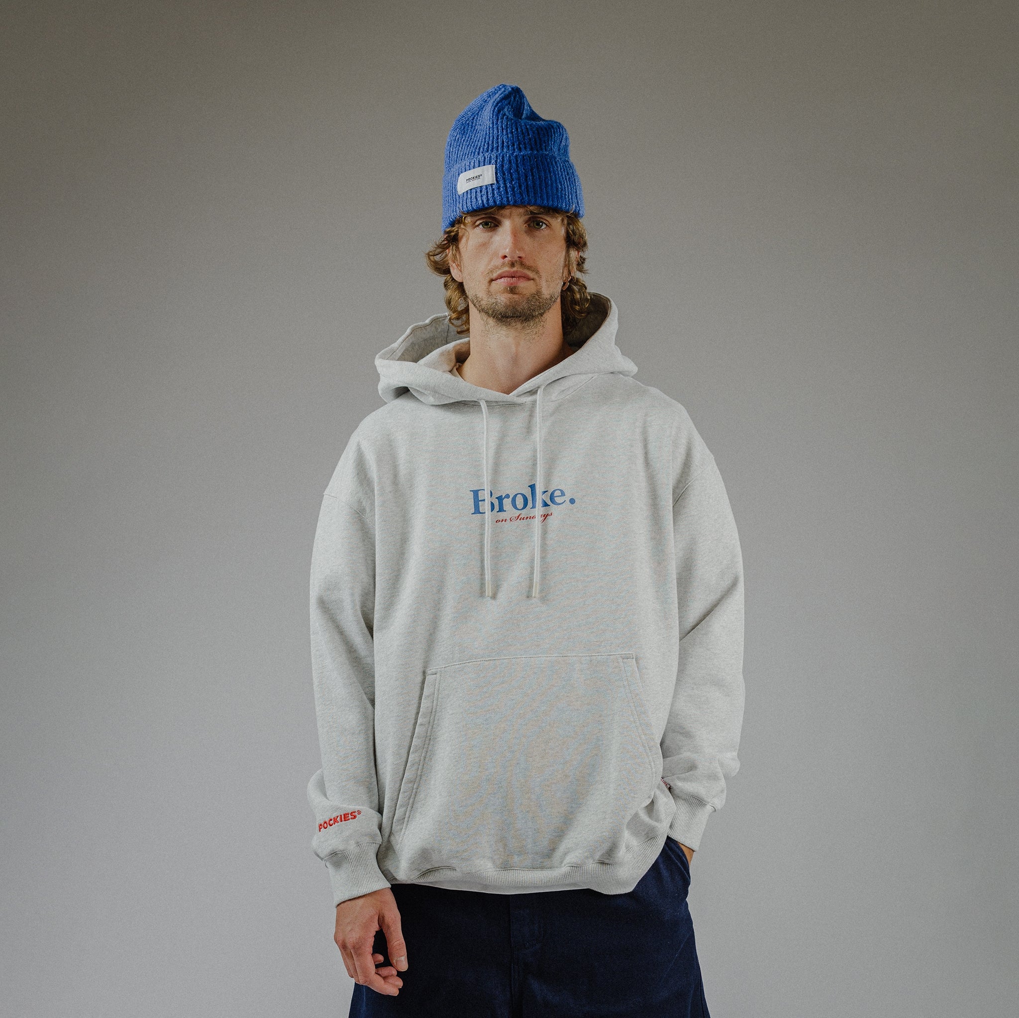 Bold Logo Beanie - Blue