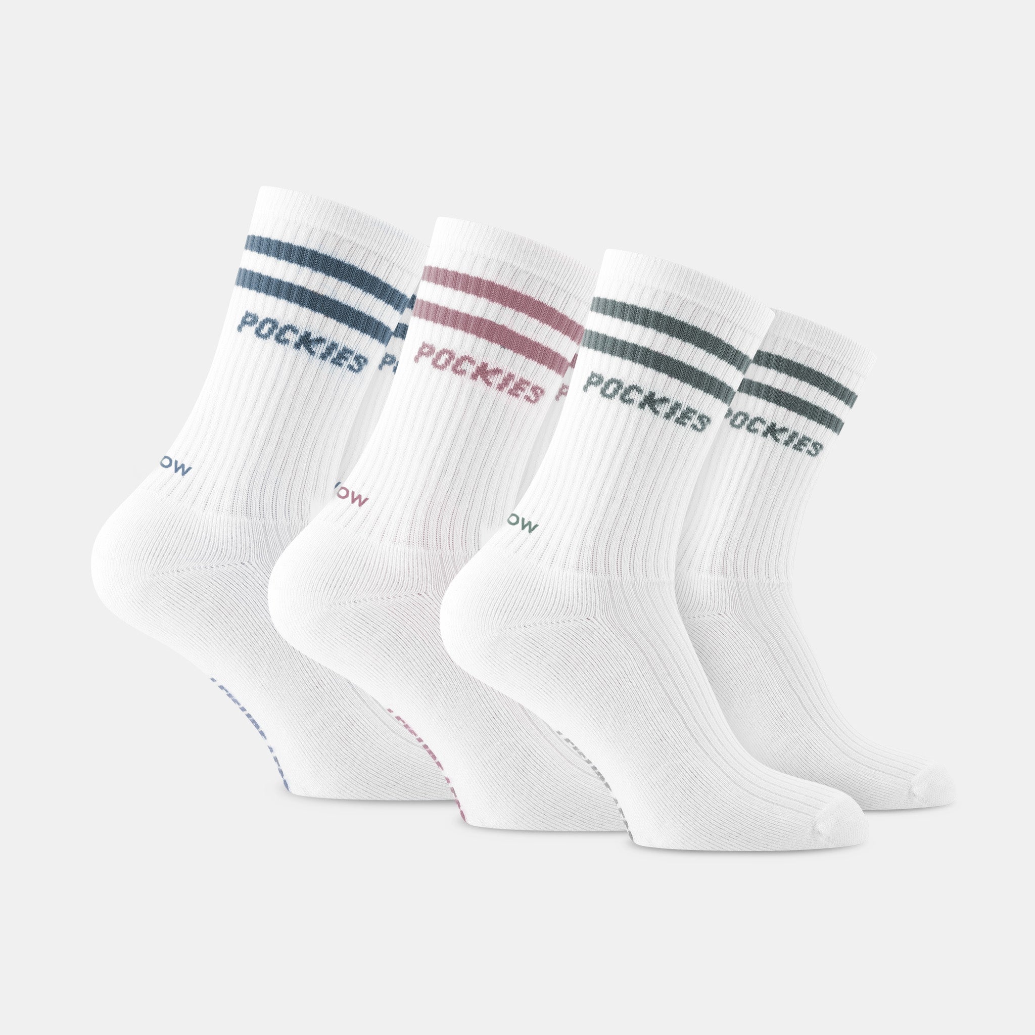 3-Pack Striped L.A. Socks