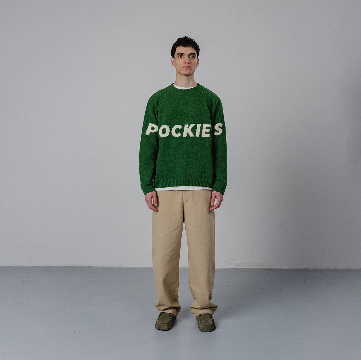Boucle Knit - Grass