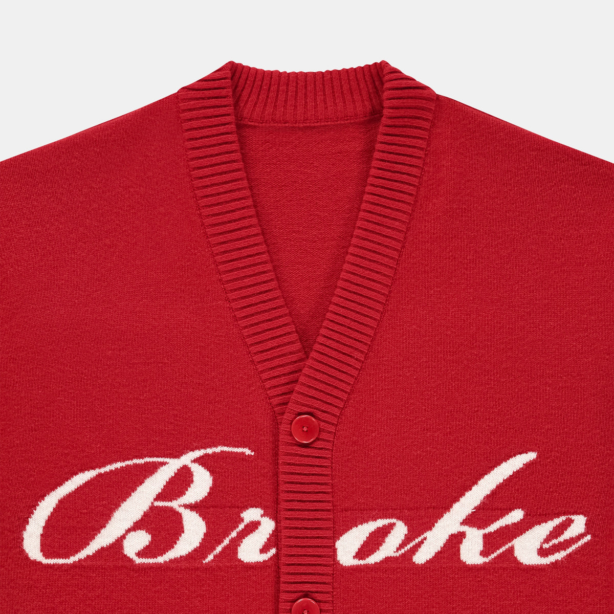 Broke Cardigan - Red