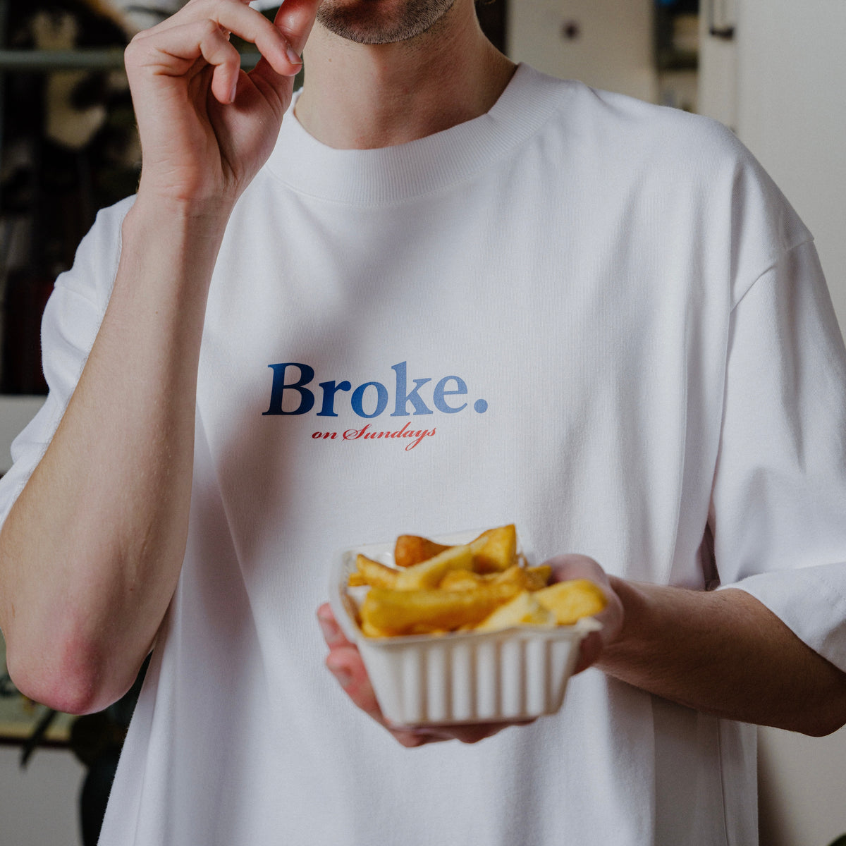 Broke Tee - White