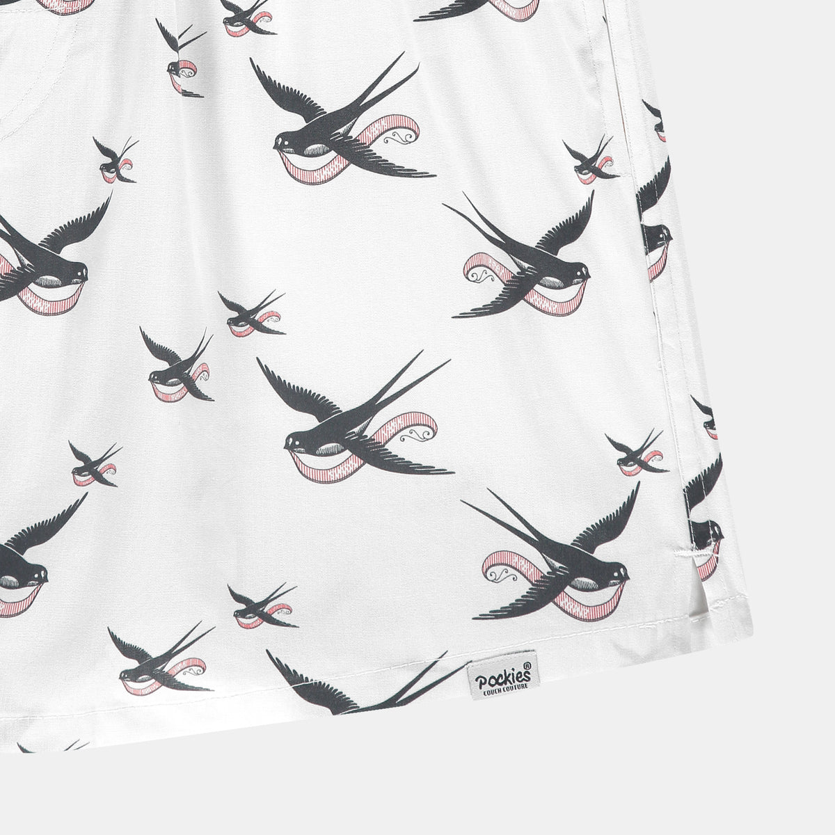 The Swallow x Pockies© - White Boxers