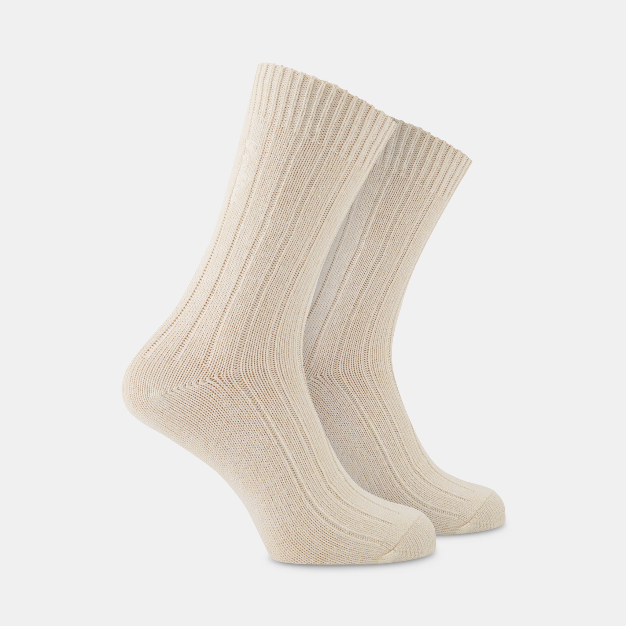Chunky Off White Socks