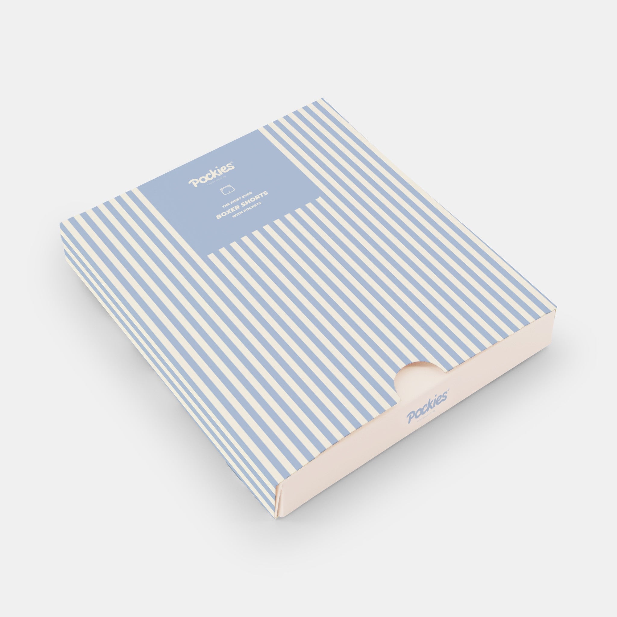 Ice Blue Striped